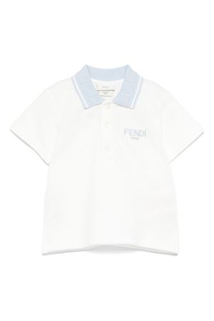 Polo in piqué FENDI KIDS | BMI257AVPF1RAX